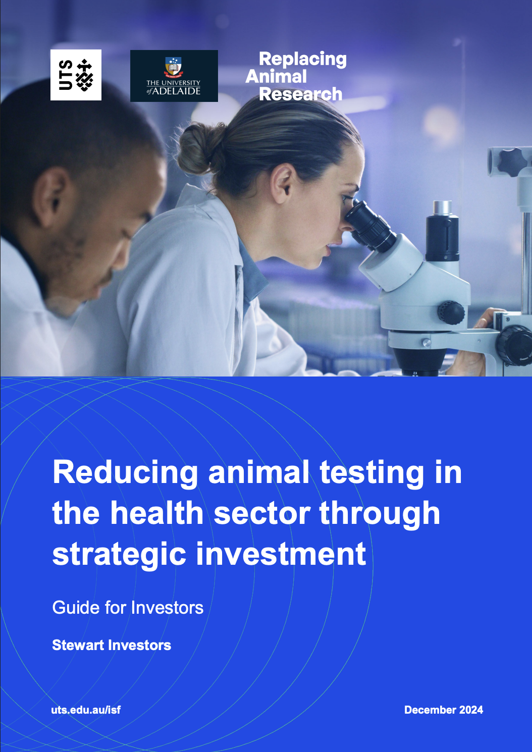 Reducing animal testing in the health sector through strategic investment: Guide for investors